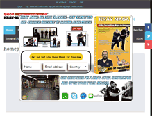 Tablet Screenshot of krav-maga-shop.com